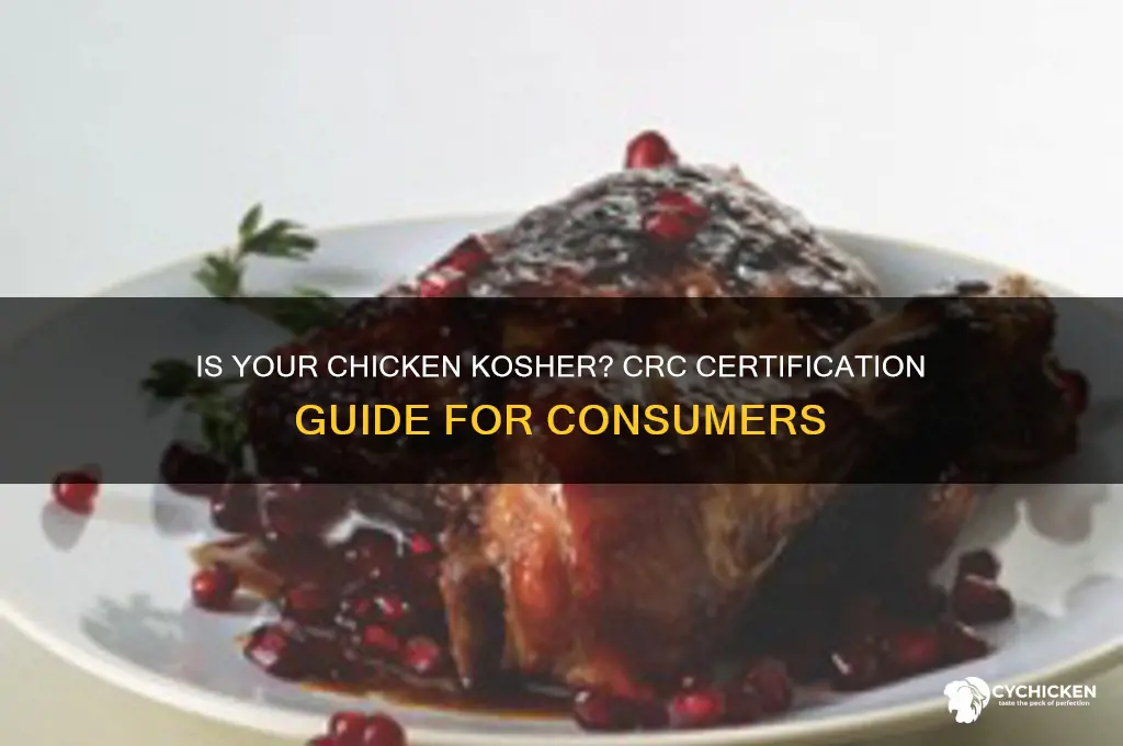 how to tell if chicken is kosher crc