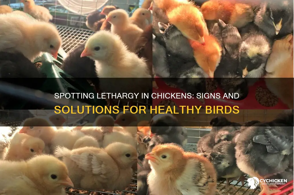 how to tell if chicken is lethargic