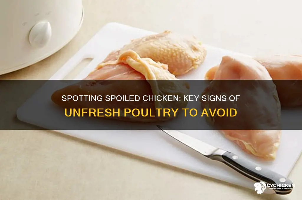 how to tell if chicken is not fresh