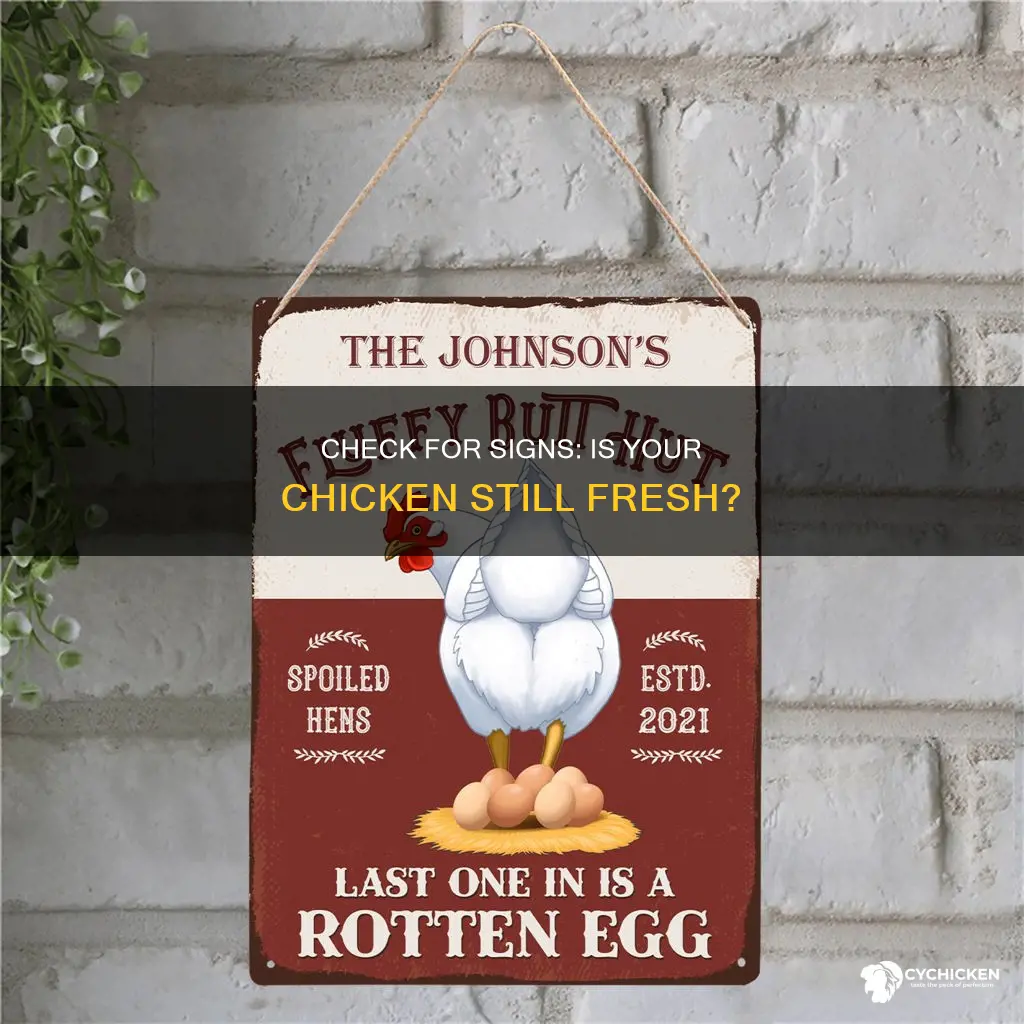how to tell if chicken is out of date