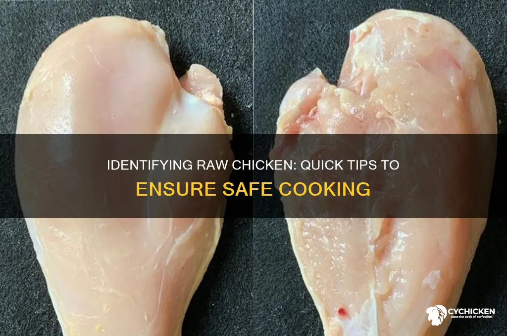 how to tell if chicken is raw
