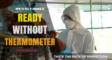 Check Chicken Doneness: No Thermometer, No Problem