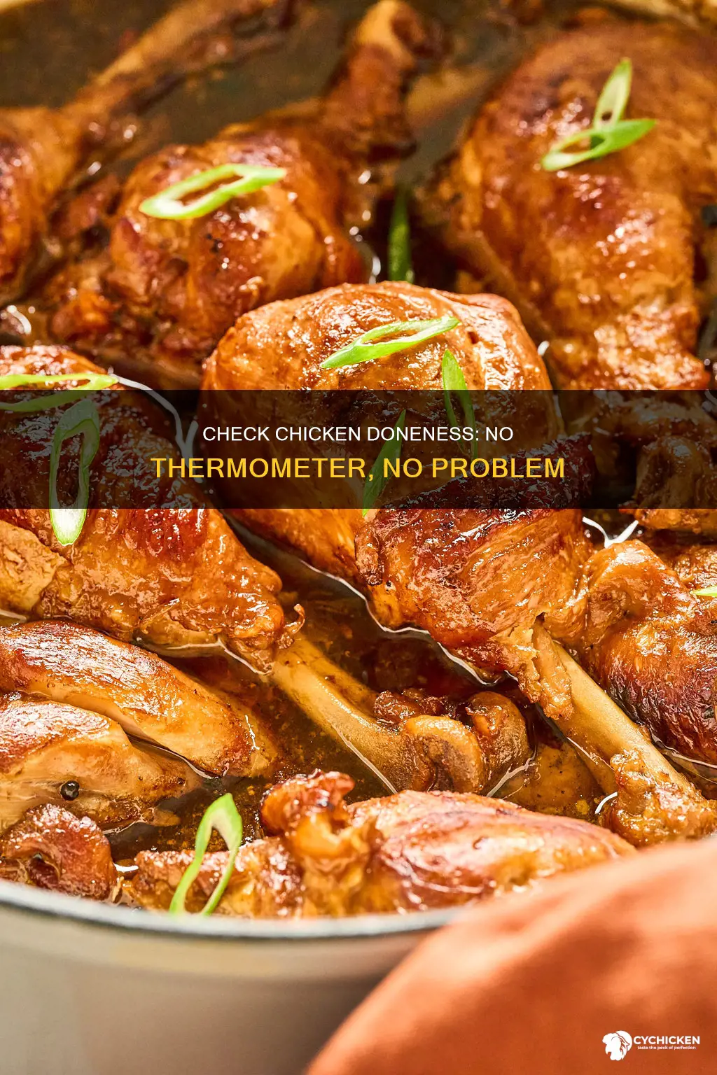 how to tell if chicken is ready without thermometer