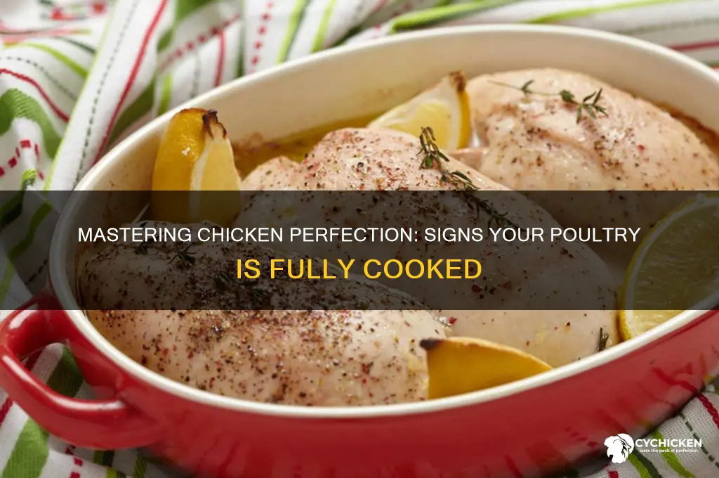 how to tell if chicken is ready