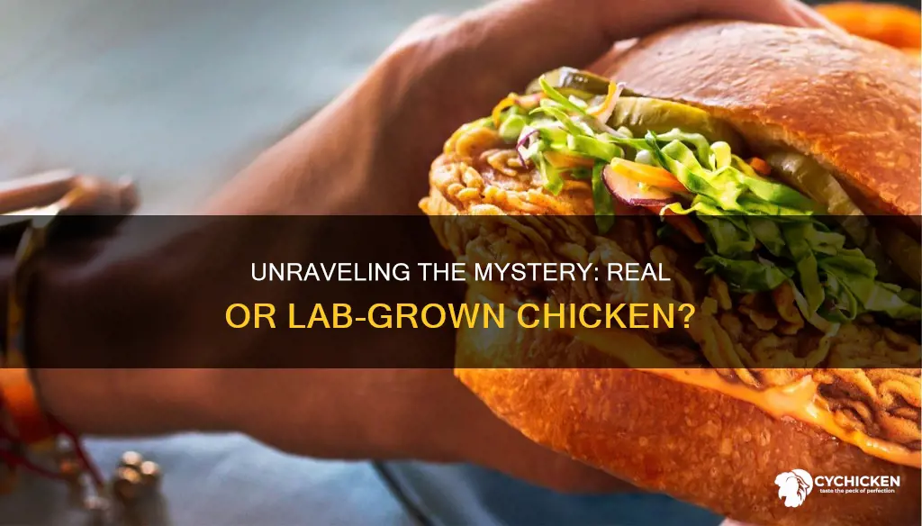 how to tell if chicken is real or lab-grown