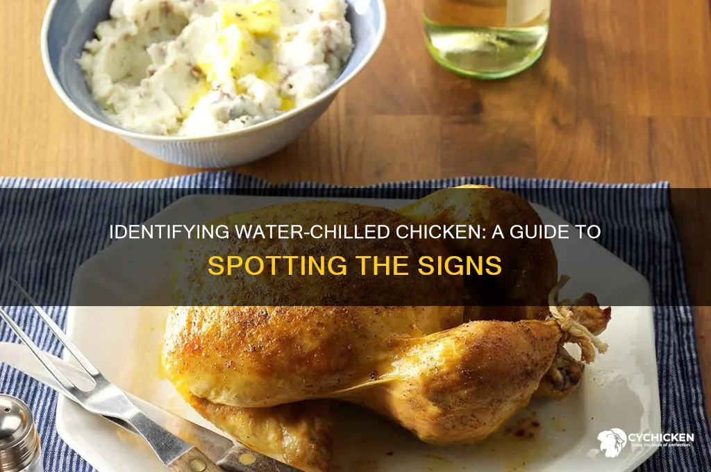 how to tell if chicken is water chilled