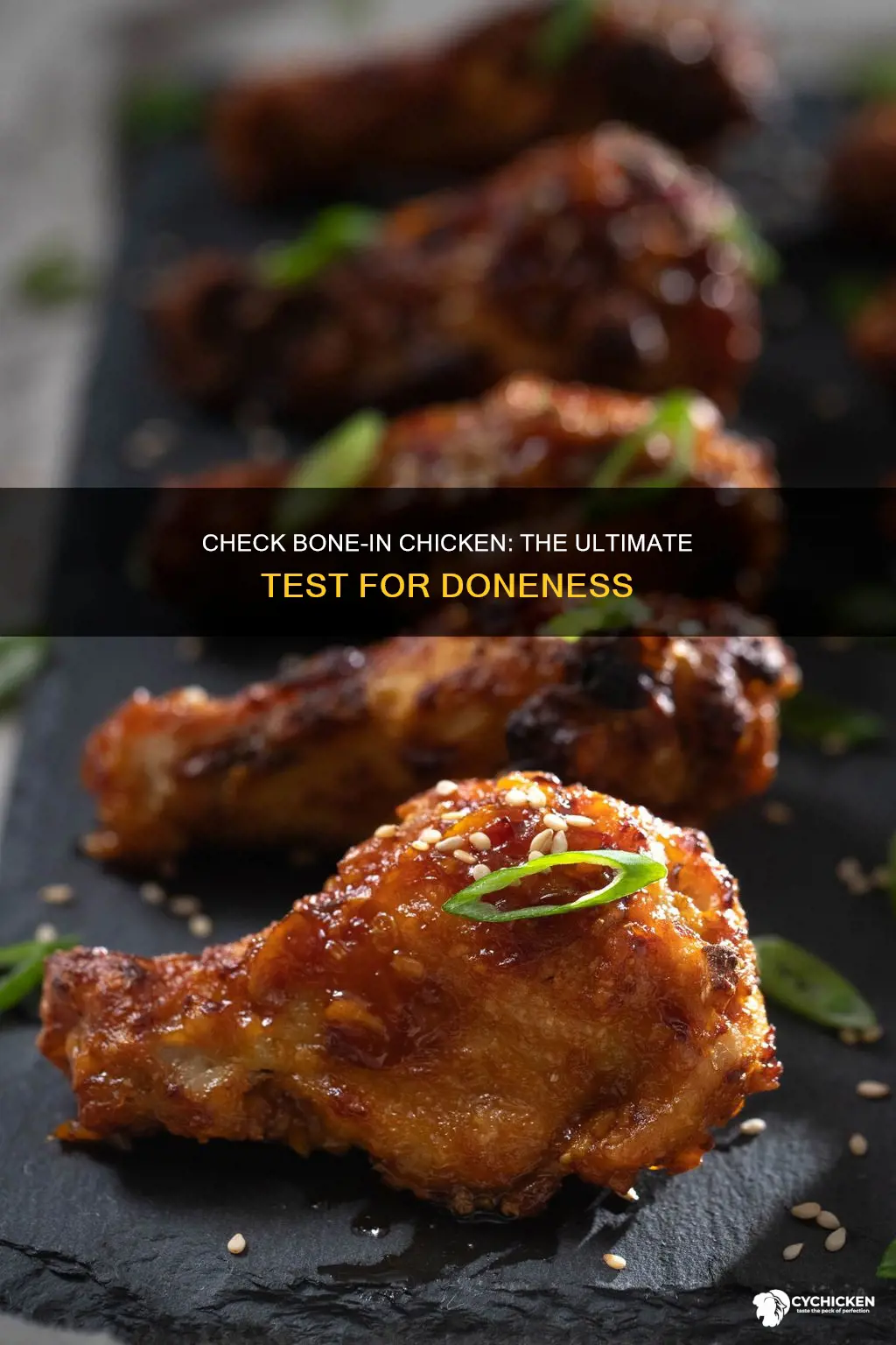 how to tell if chicken on the bone is done