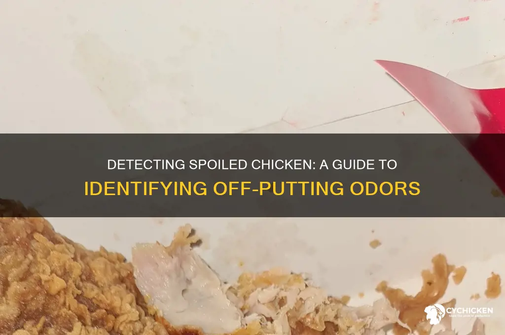 how to tell if chicken smells off