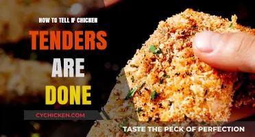 Perfectly Cooked Chicken Tenders: Signs They're Ready to Serve