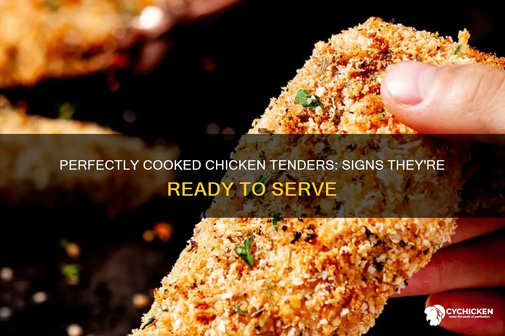 how to tell if chicken tenders are done