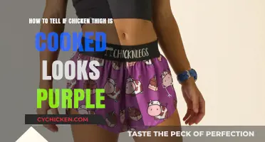 Is My Chicken Thigh Cooked? Decoding Purple Hues and Doneness