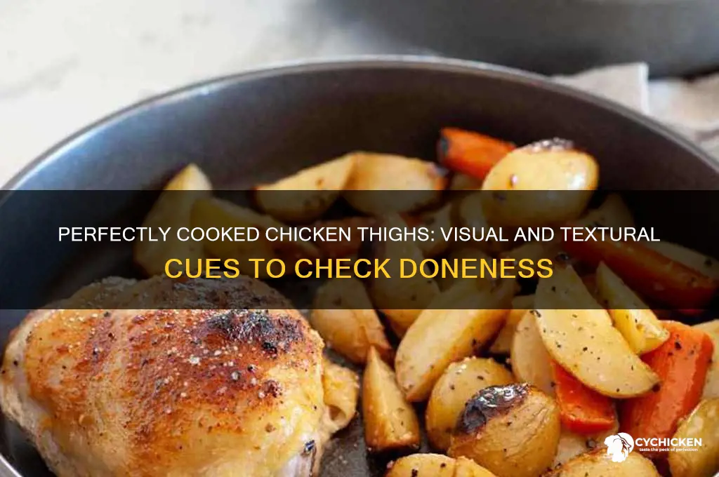 how to tell if chicken thighs are cooked without thermometer
