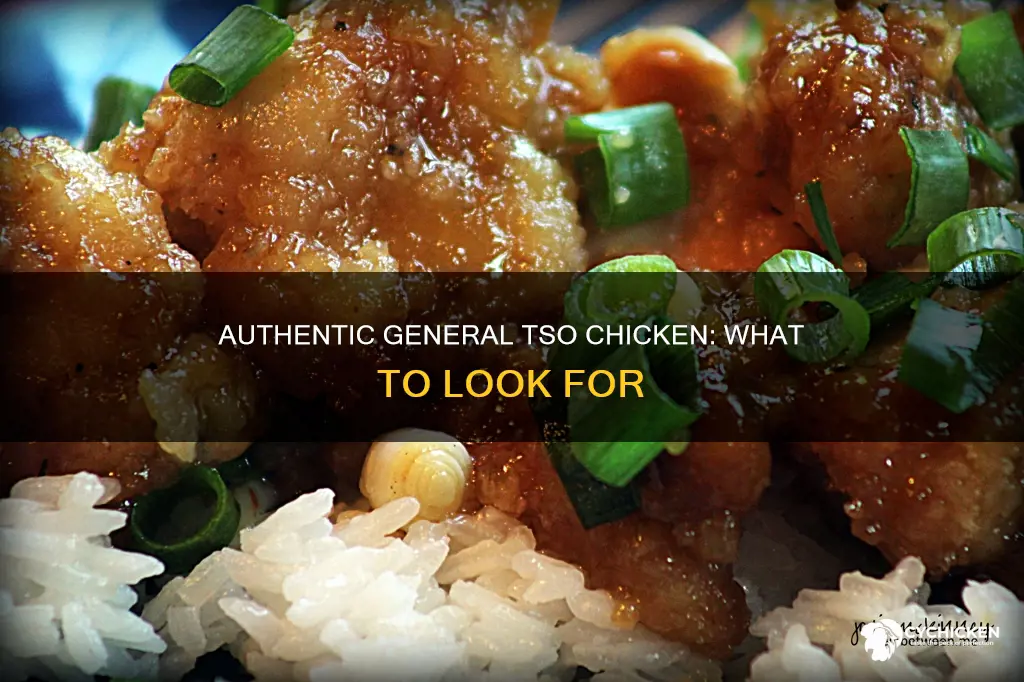 how to tell if general tso chicken is authentic