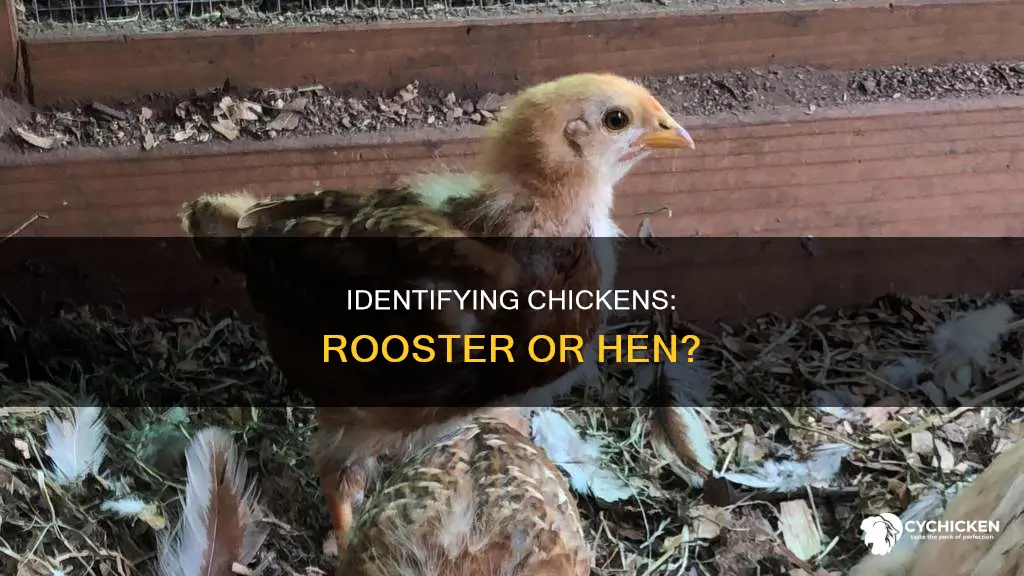 how to tell if i have a chicken or rooster