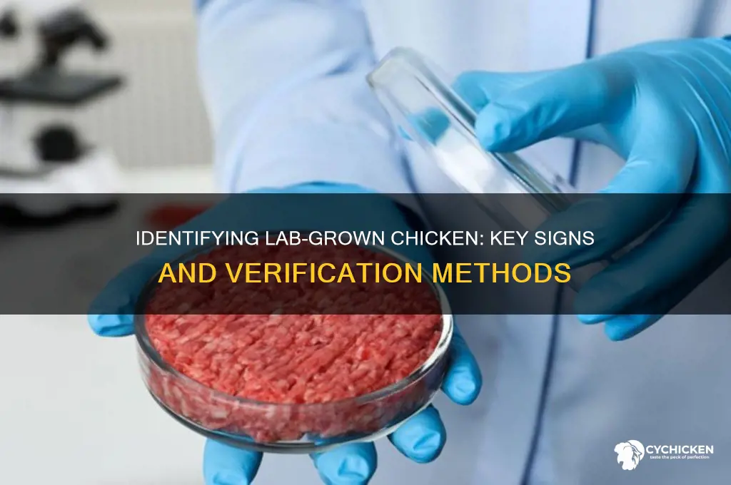 how to tell if its lab grown chicken