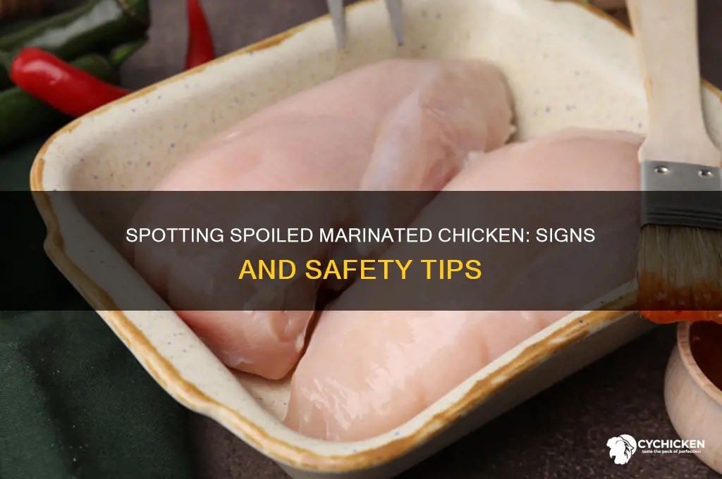 how to tell if marinated chicken is off