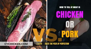 Differentiating Chicken and Pork: A Quick Guide