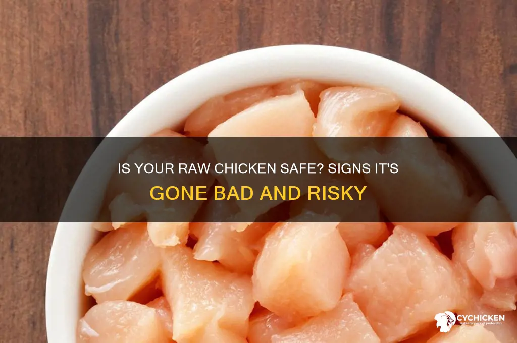 how to tell if raw chicken is off