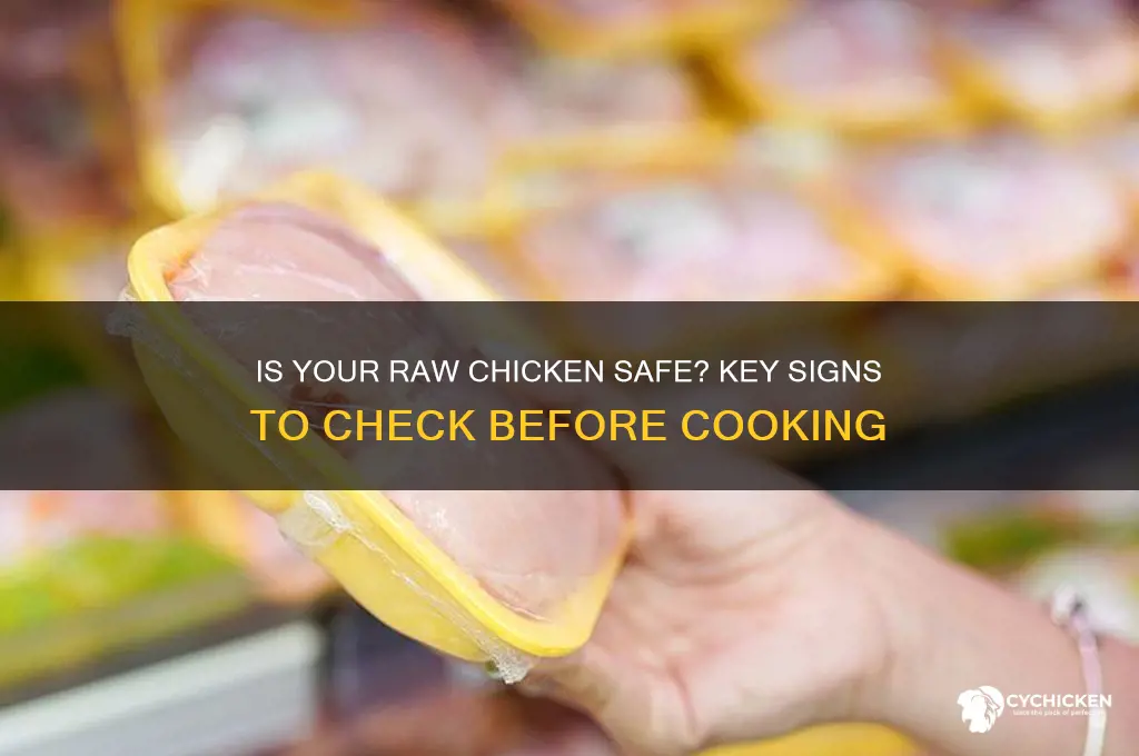 how to tell if raw chicken is safe