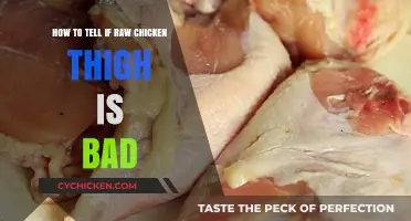 How to Tell If Raw Chicken Thigh is Bad: A Guide