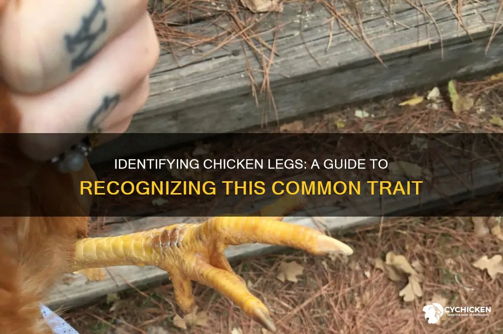how to tell if you have chicken legs