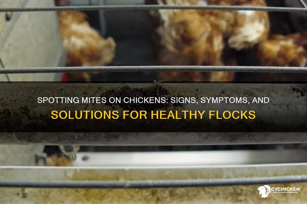 how to tell if your chicken has mites
