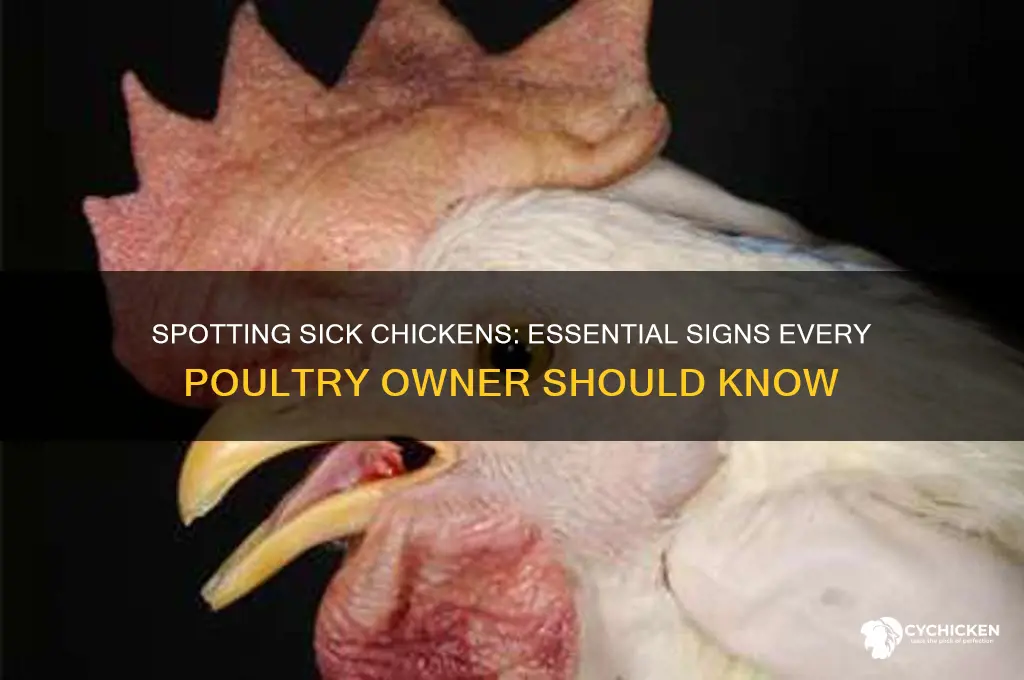 how to tell if your chicken is sick