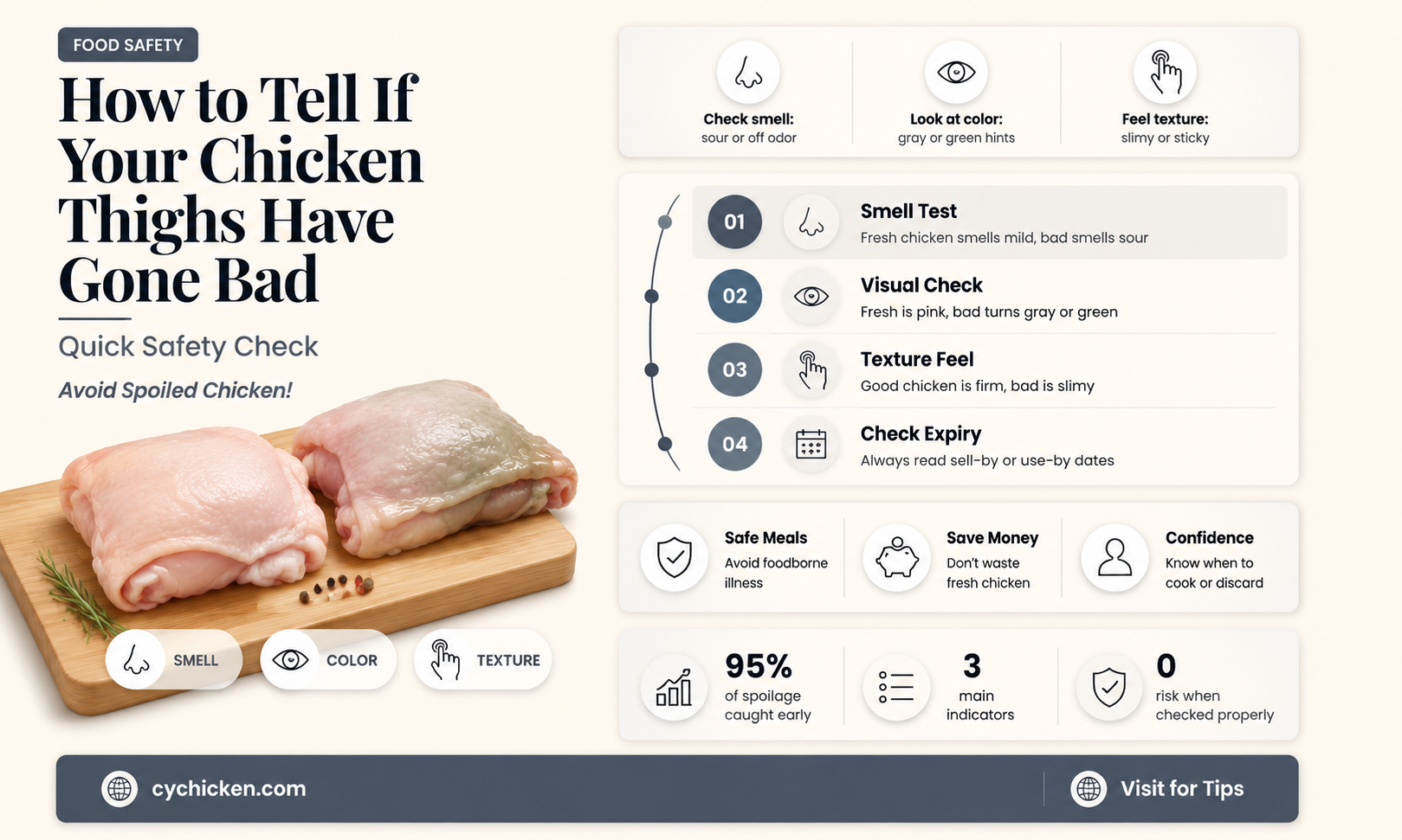 are my chicken thighs bad