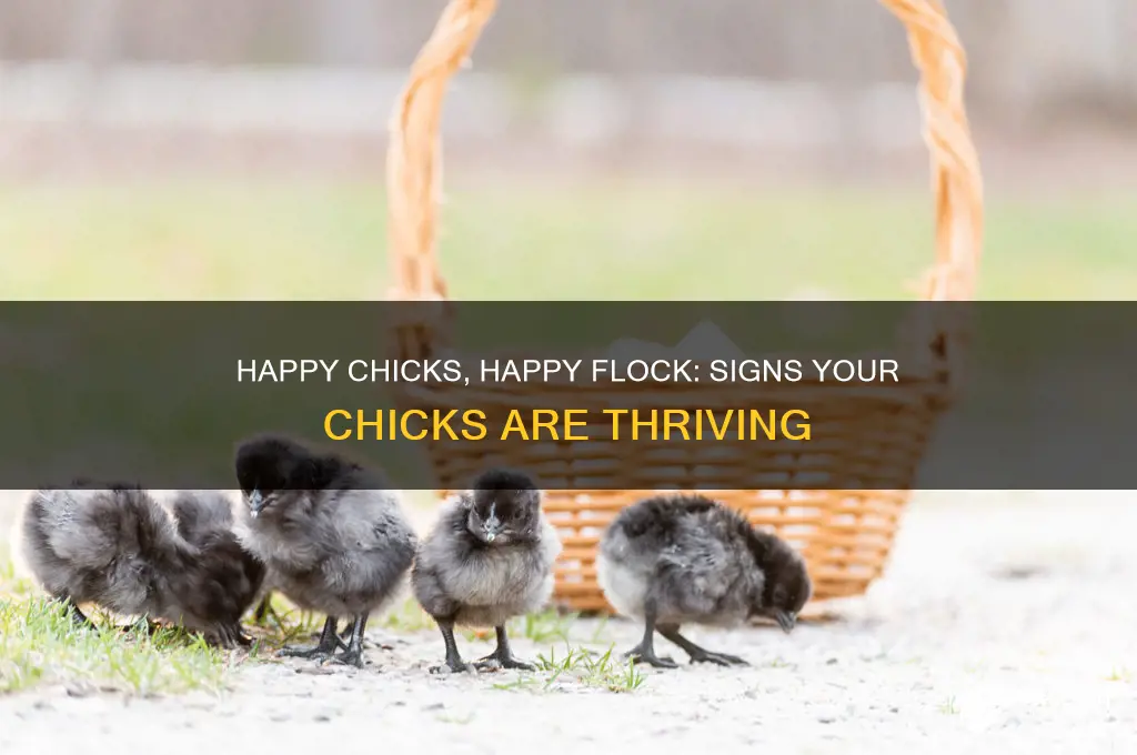 how to tell if your chicks are happy
