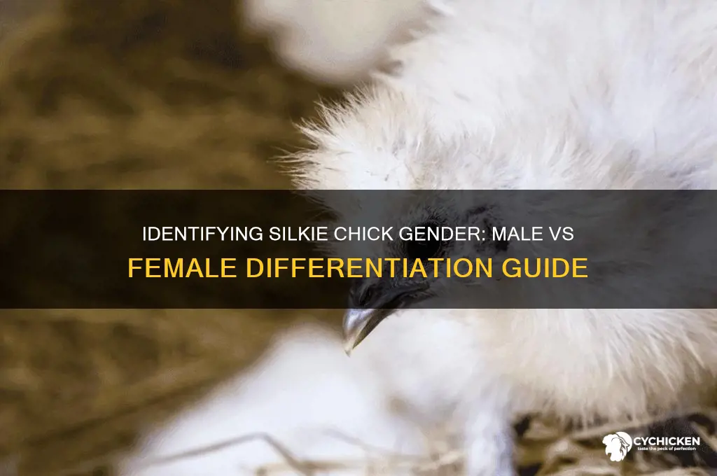 how to tell male from female silkie chicks