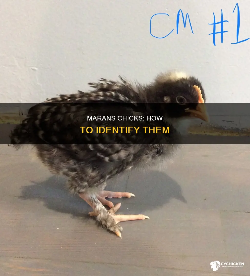 how to tell marans chicks apart from other chicks