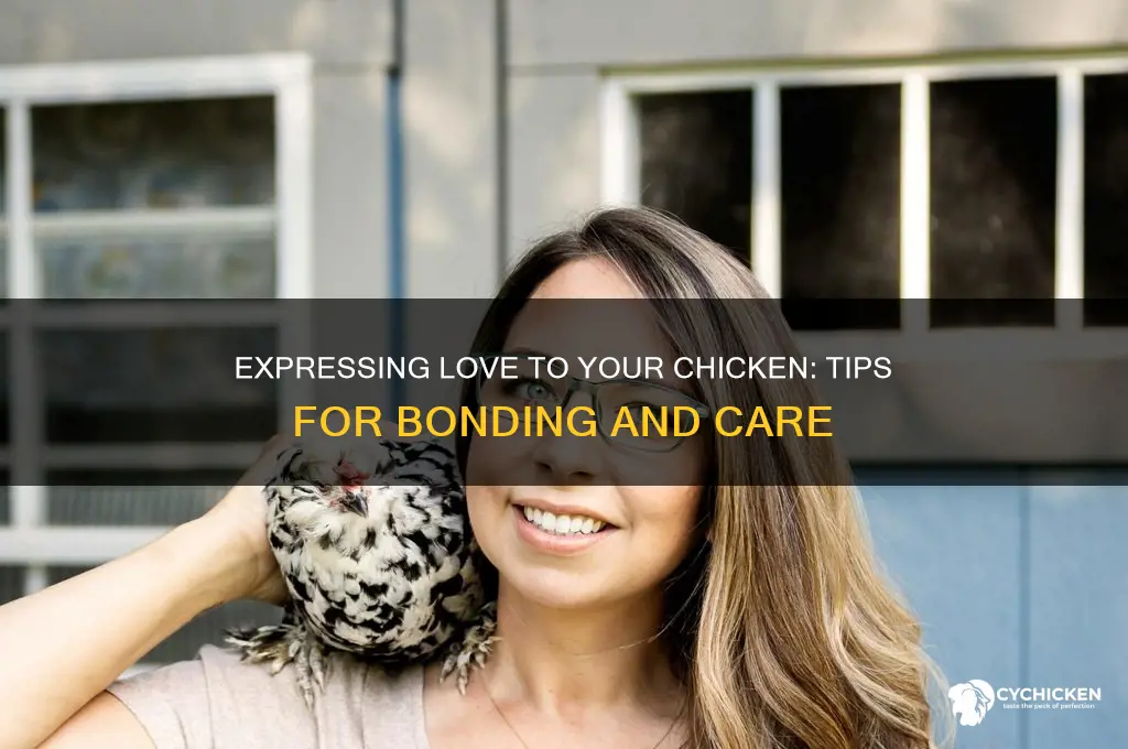 how to tell my chicken i love her