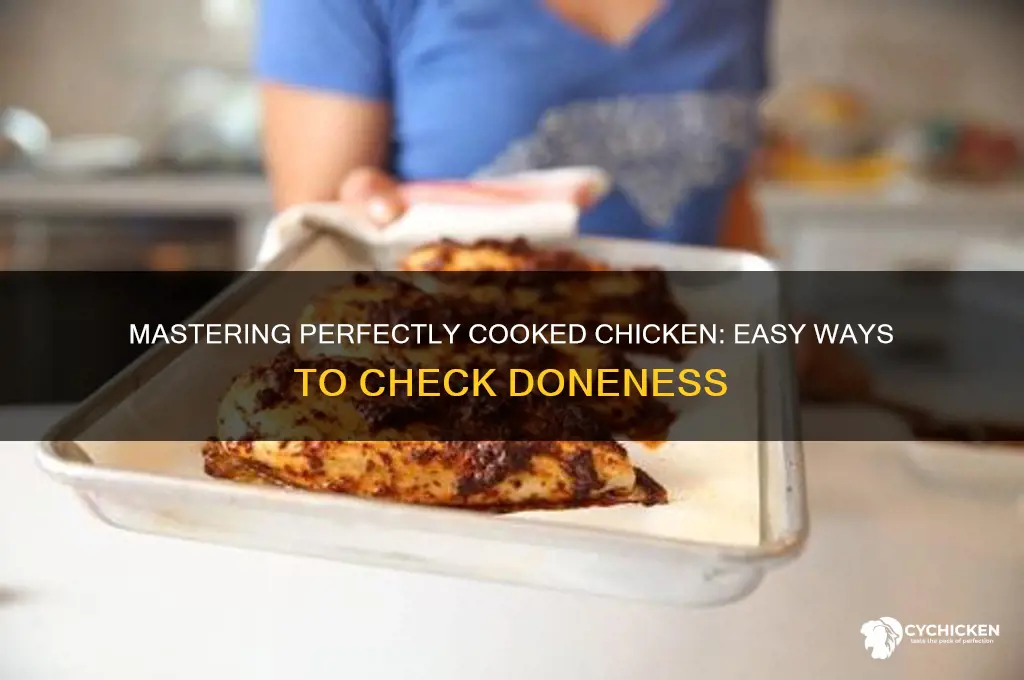how to tell of chicken is done