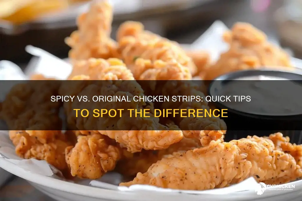 how to tell spicy chicken strips from original