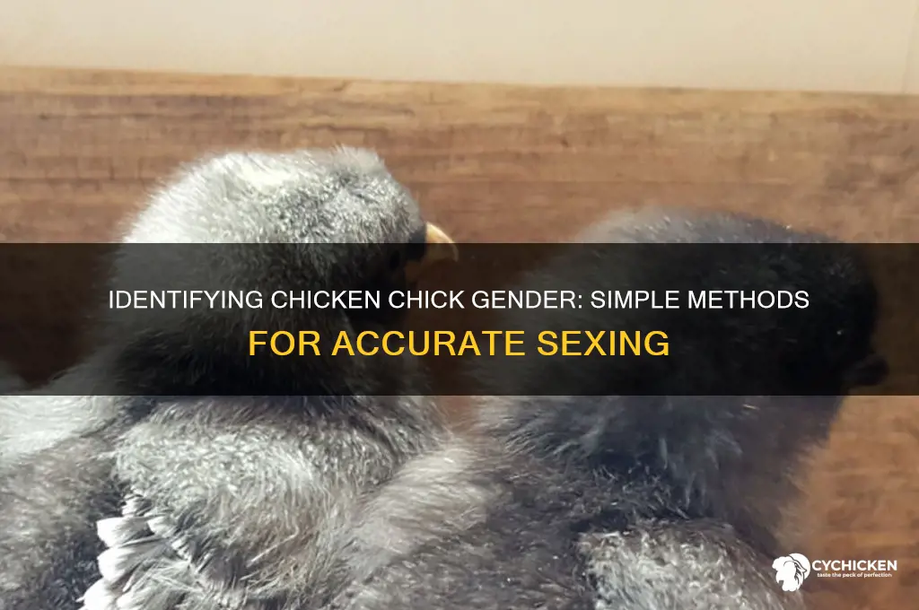 how to tell the sex of chicken chicks