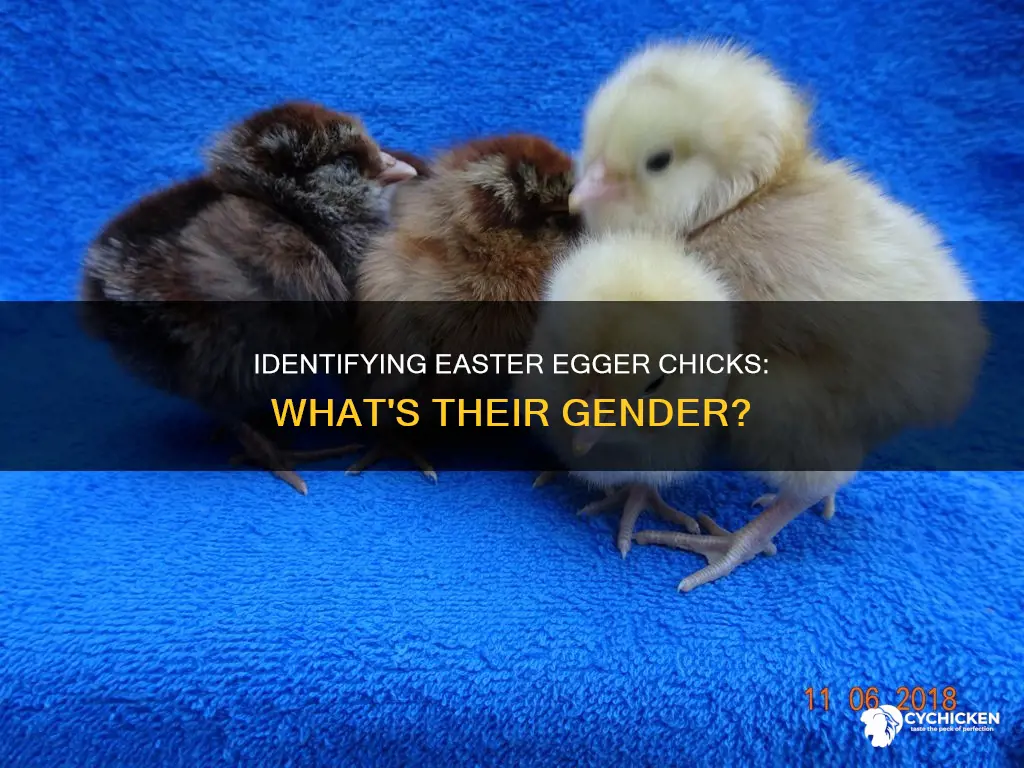 how to tell the sex of easter egger chicks