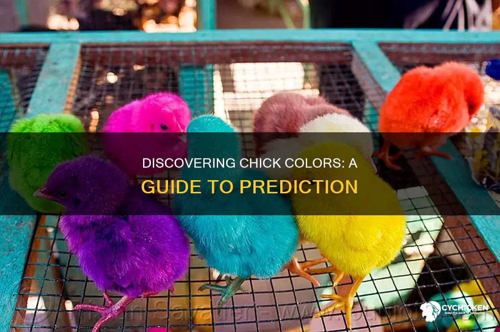 how to tell what color a chick will be