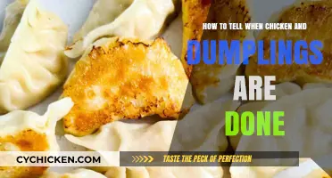 Chicken & Dumplings: When is it Done?