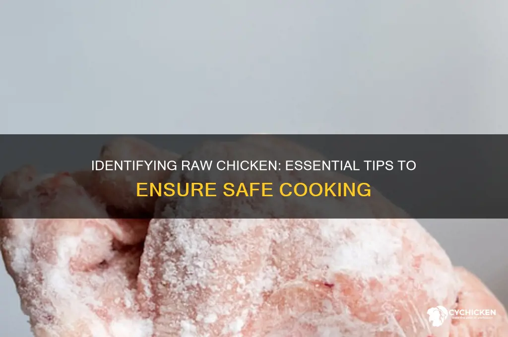 how to tell when chicken is raw