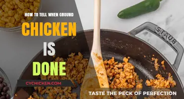 Perfectly Cooked Ground Chicken: Signs It’s Done and Ready to Serve