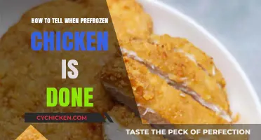 Perfectly Cooked Prefrozen Chicken: Signs It's Ready to Serve