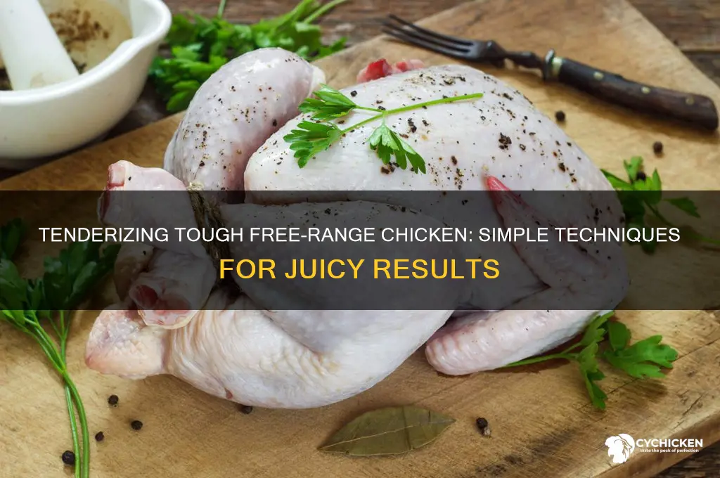 how to tenderize an old free range chicken