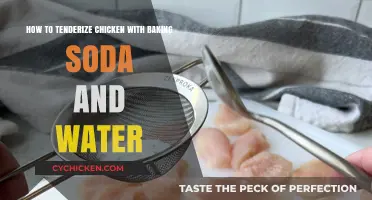 Baking Soda and Water: The Secret to Tender Chicken