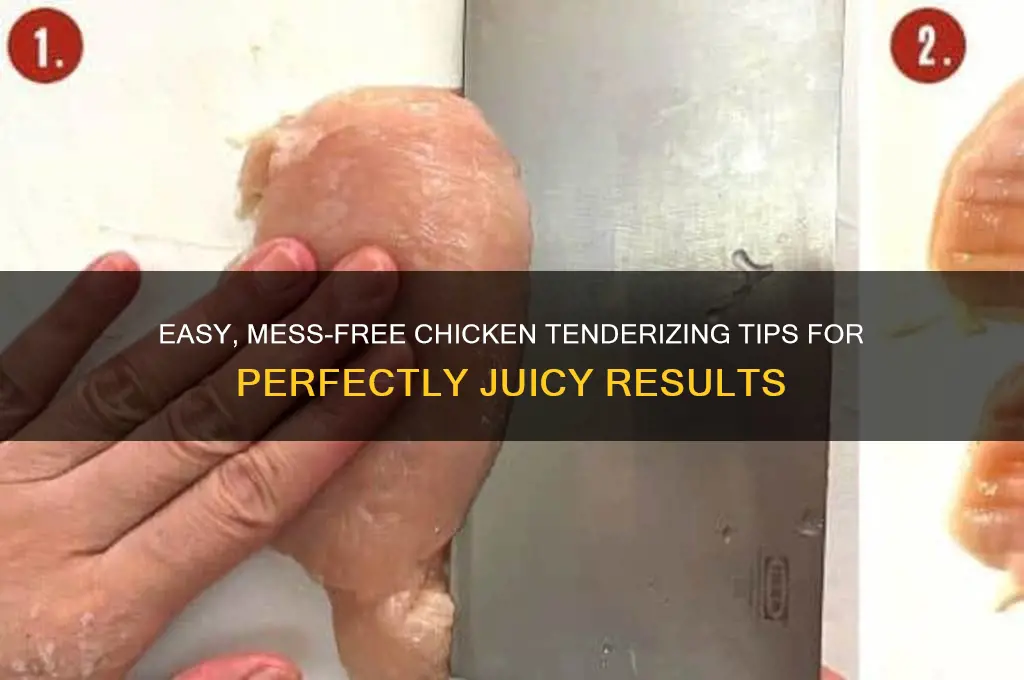 how to tenderize chicken without making a mess