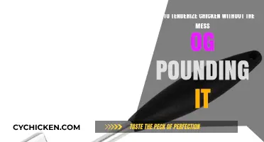 Easy Chicken Tenderizing: No-Mess, No-Pound Techniques