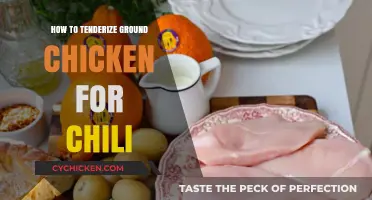Tenderizing Ground Chicken for Chili: Simple Tips for Perfect Texture