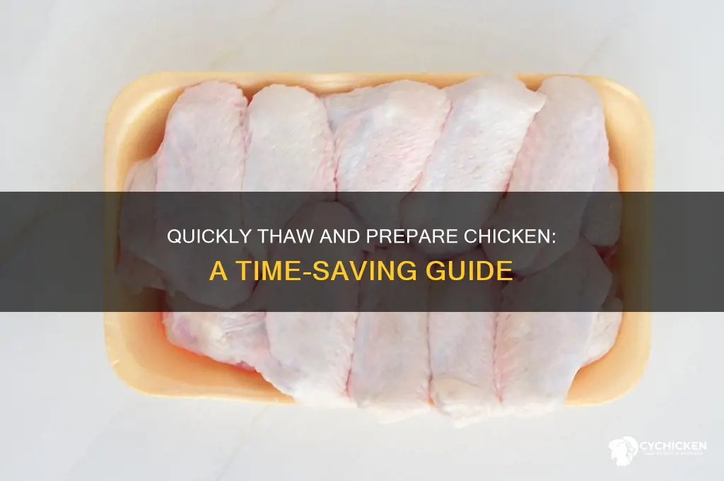 how to that chicken quickly from the package