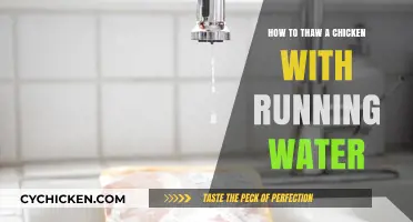 Quickly Thaw Chicken Safely: Using Running Water for Perfect Results