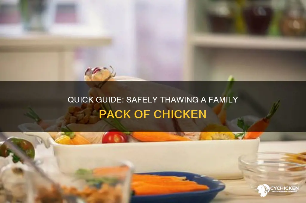 how to thaw a family pack of chicken