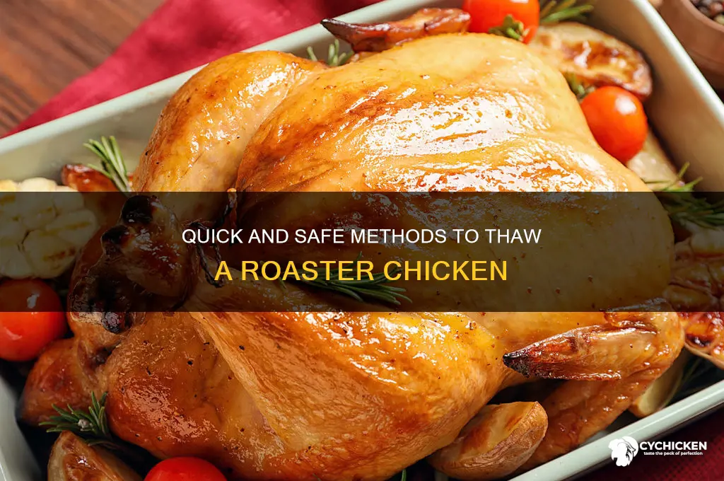 how to thaw a roaster chicken